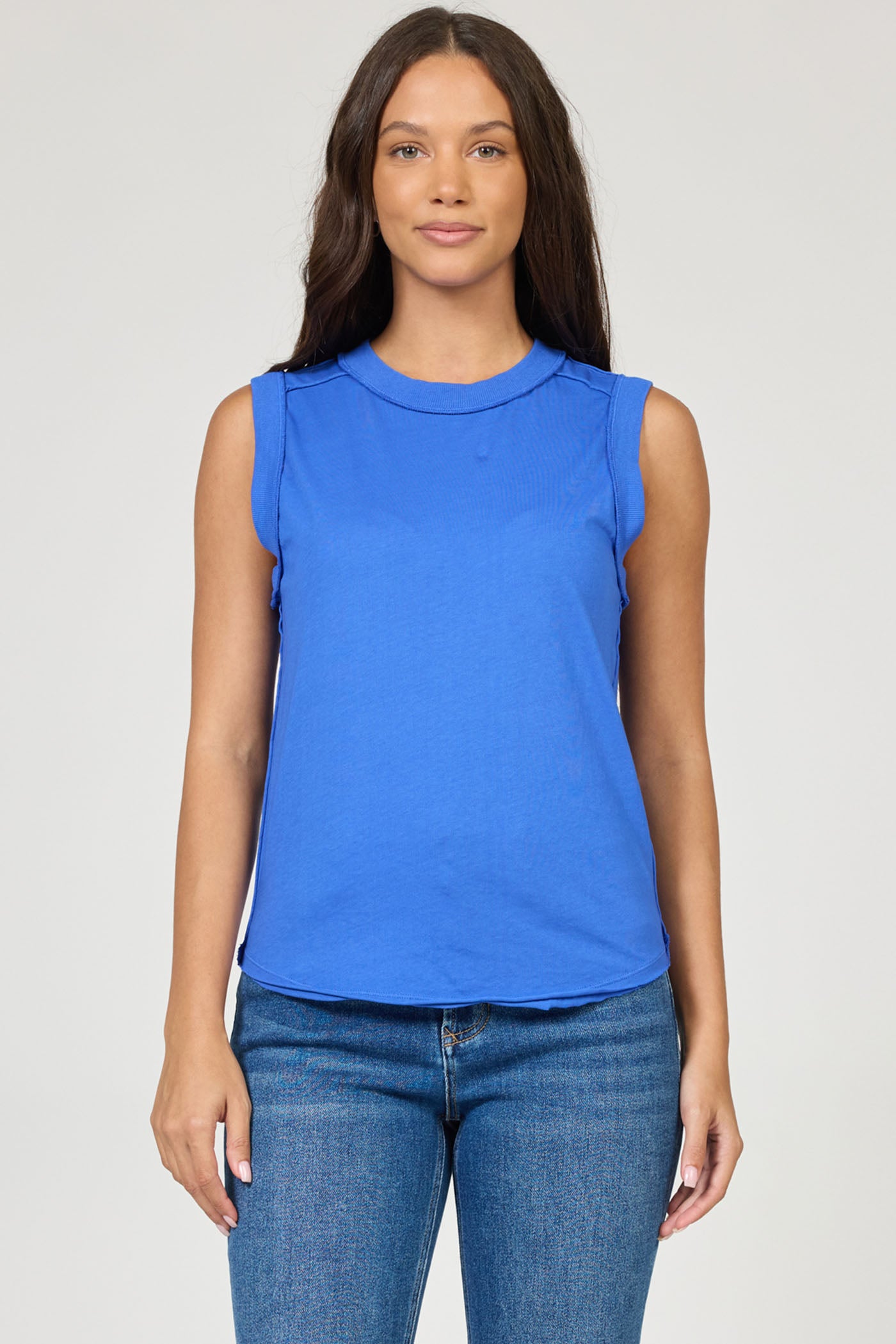 Zo Tank in Dazzling Blue by Dear John