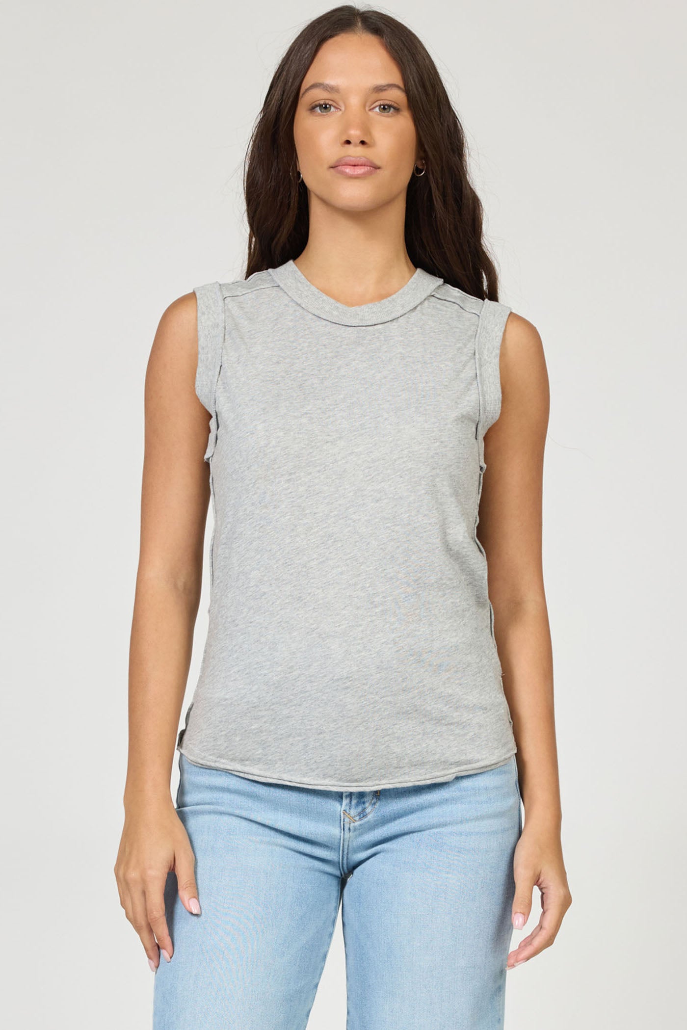 Zo Tank in Heather Grey by Dear John