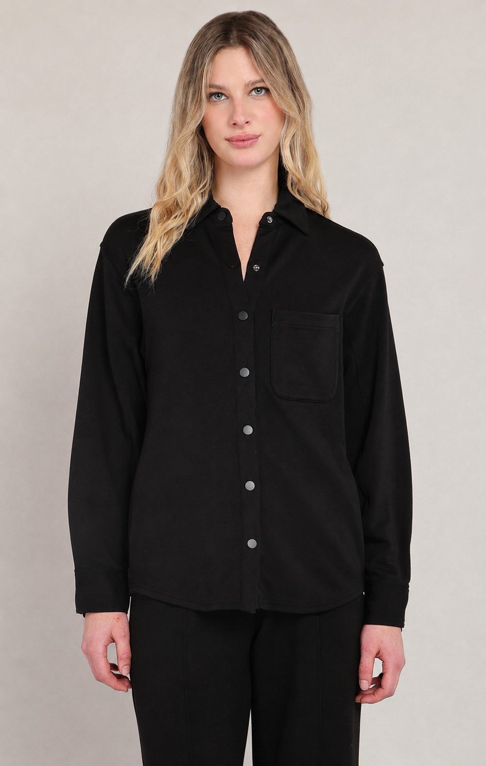 Sweet Escape Scuba Jacket in Black by Dex