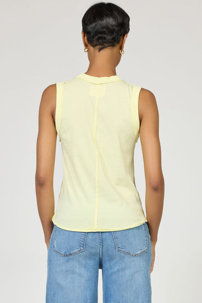 Zo Tank in Wax Yellow by Dear John