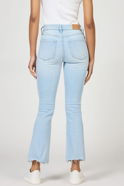 Jeanne Mid Rise Jeans in Misty Cloud by Dear John