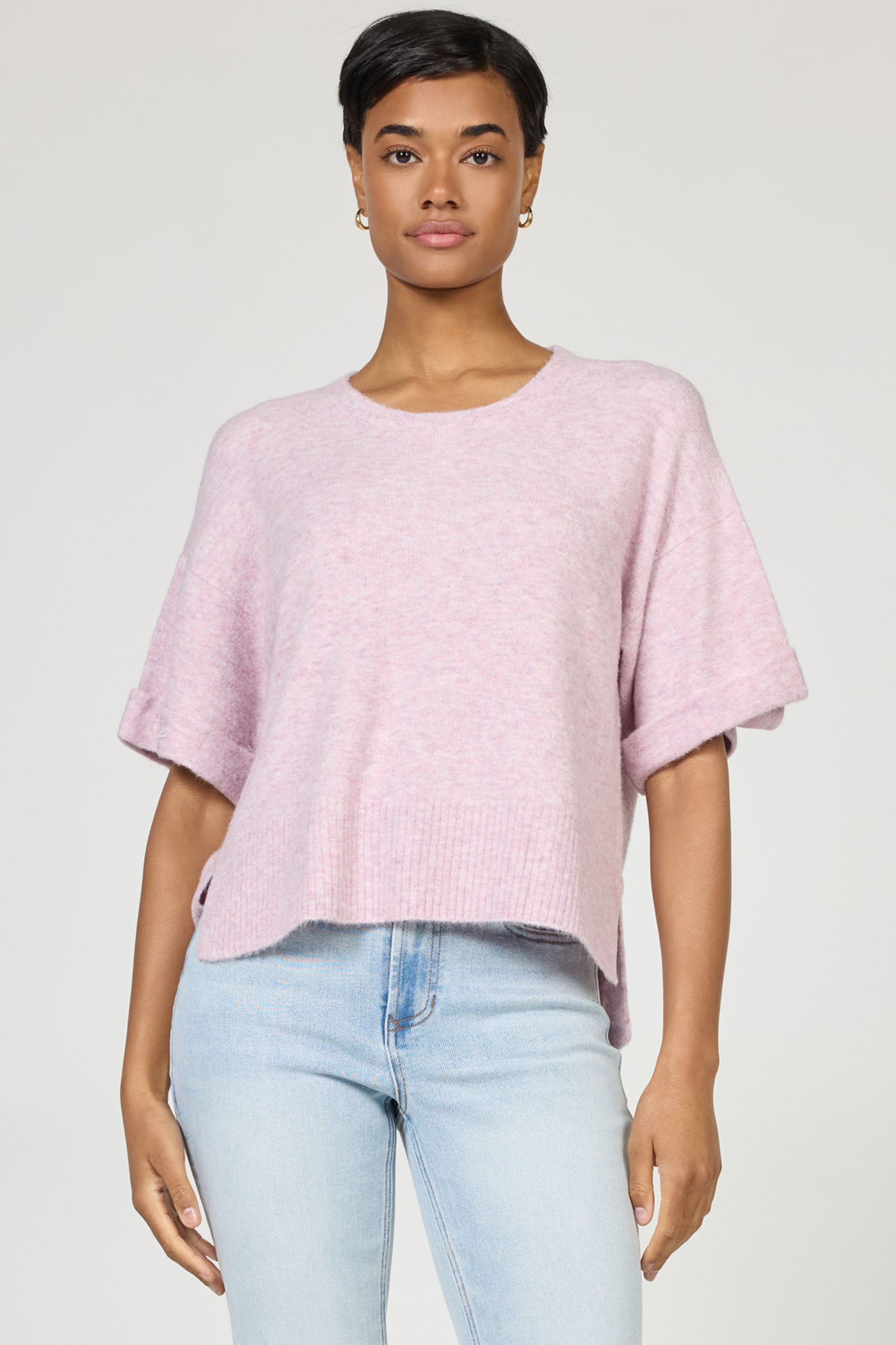Catrina Relaxed Fit Top in Vivid Lilac by Dear John