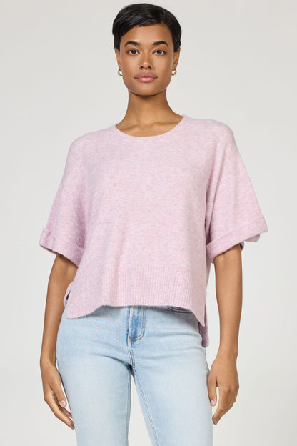 Catrina Relaxed Fit Top in Vivid Lilac by Dear John