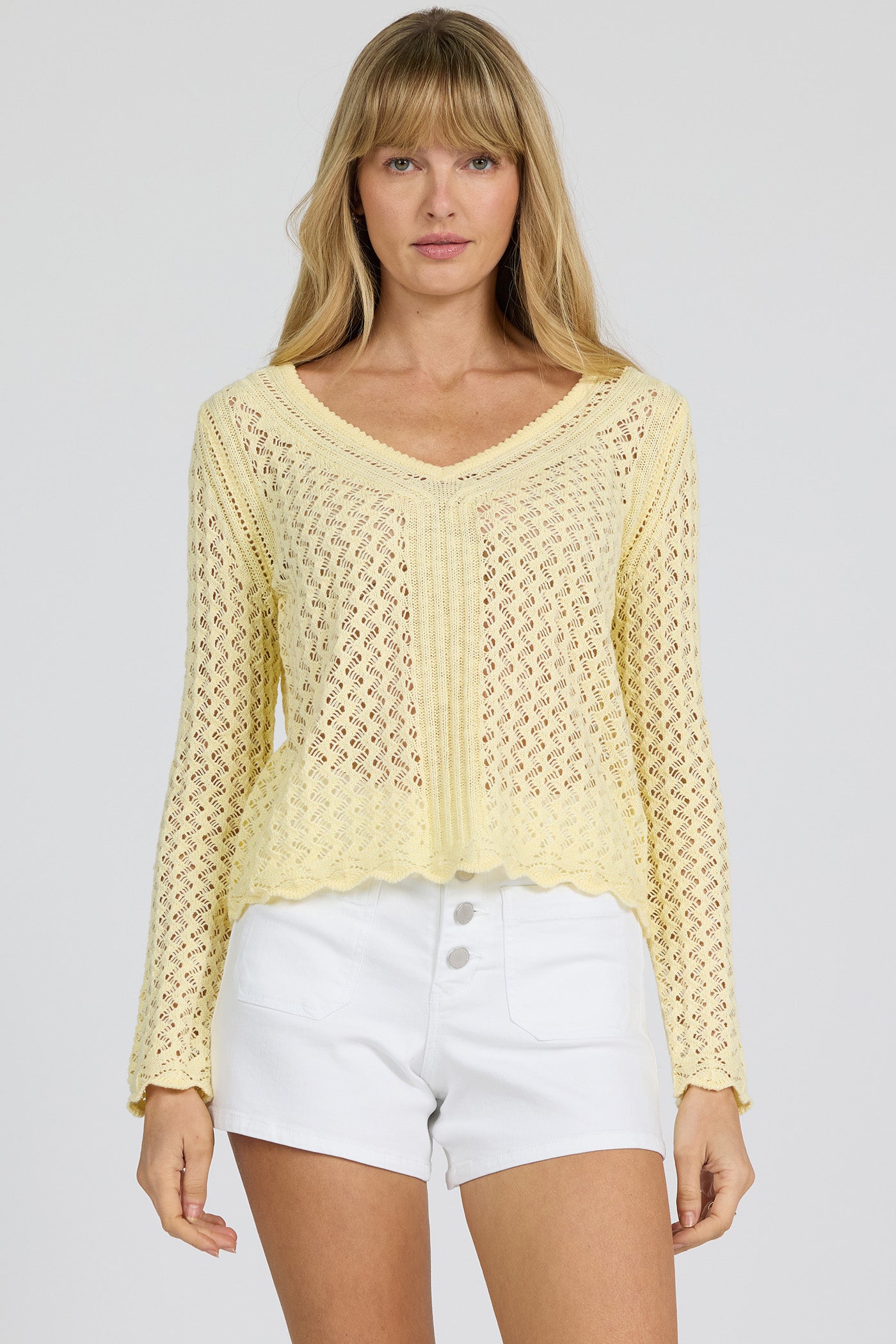 Vivi Sweater in Wax Yellow by Dear John