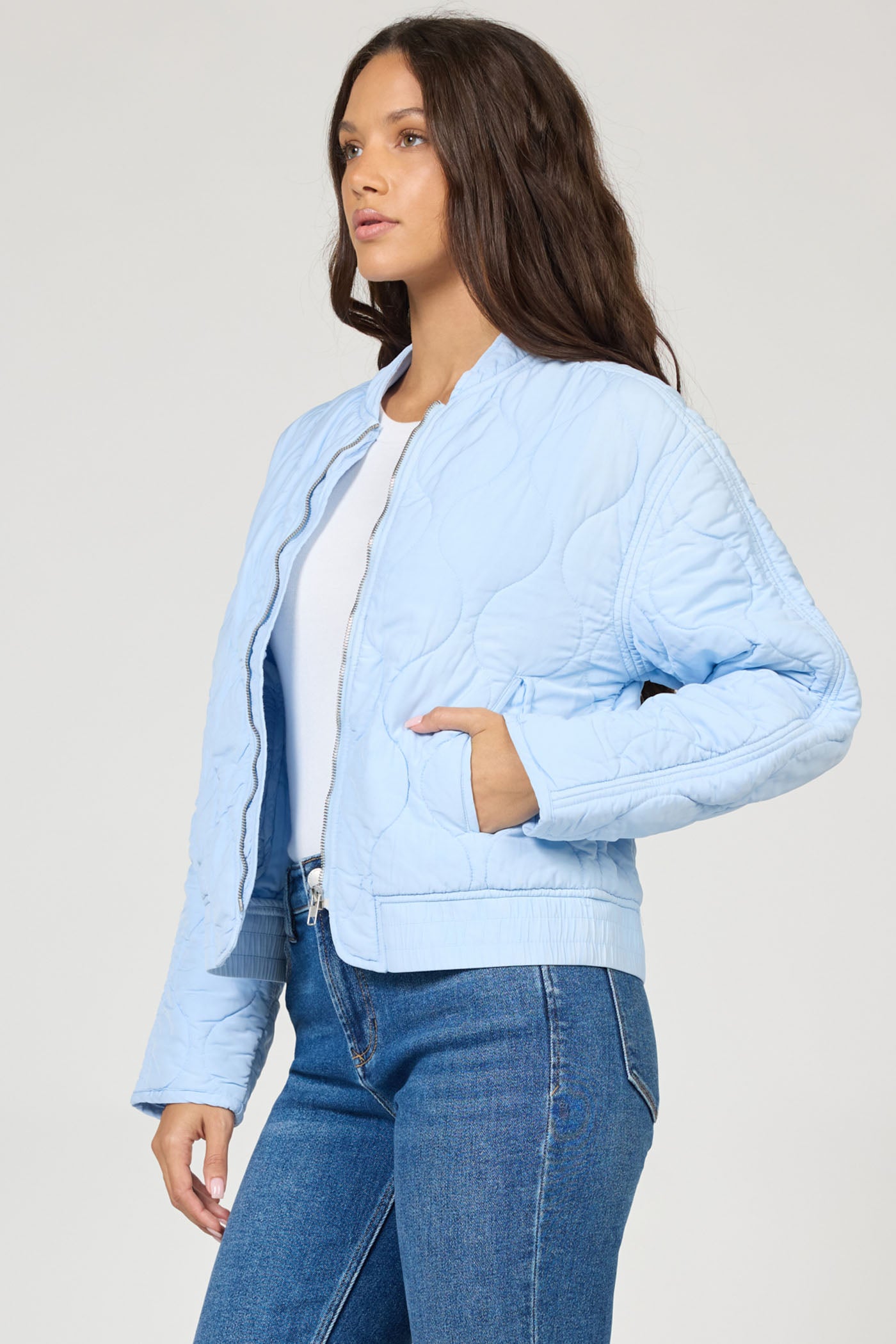 Maverick Quilted Jacket in Skyway by Dear John