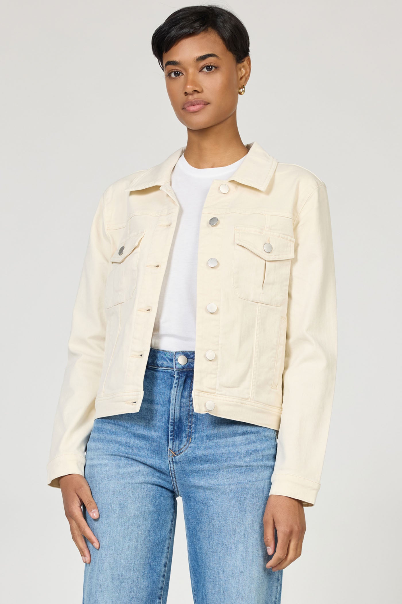 Ainsley Denim Jacket in Wheat by Dear John