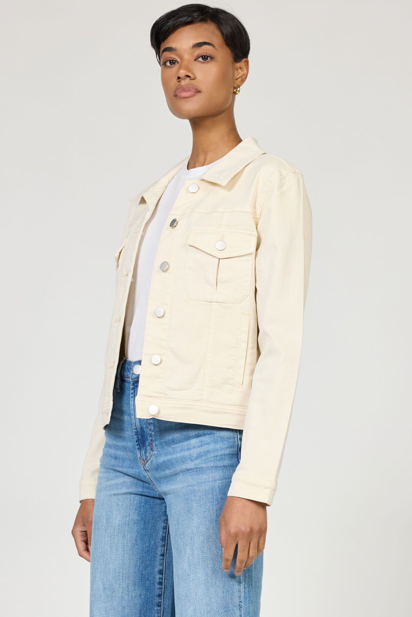 Ainsley Denim Jacket in Wheat by Dear John