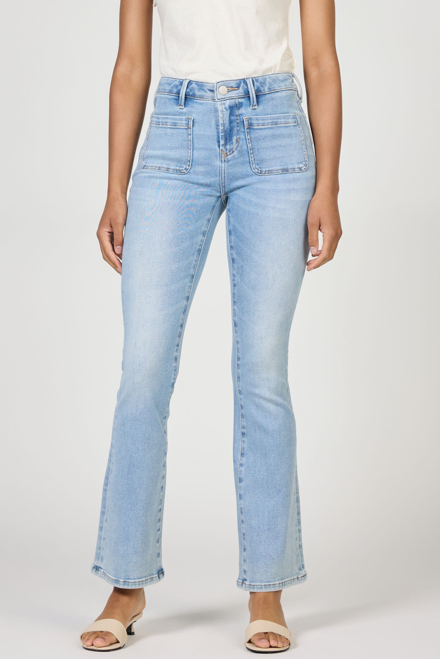 Jaxtyn Mid Rise Jeans in Bluewood by Dear John