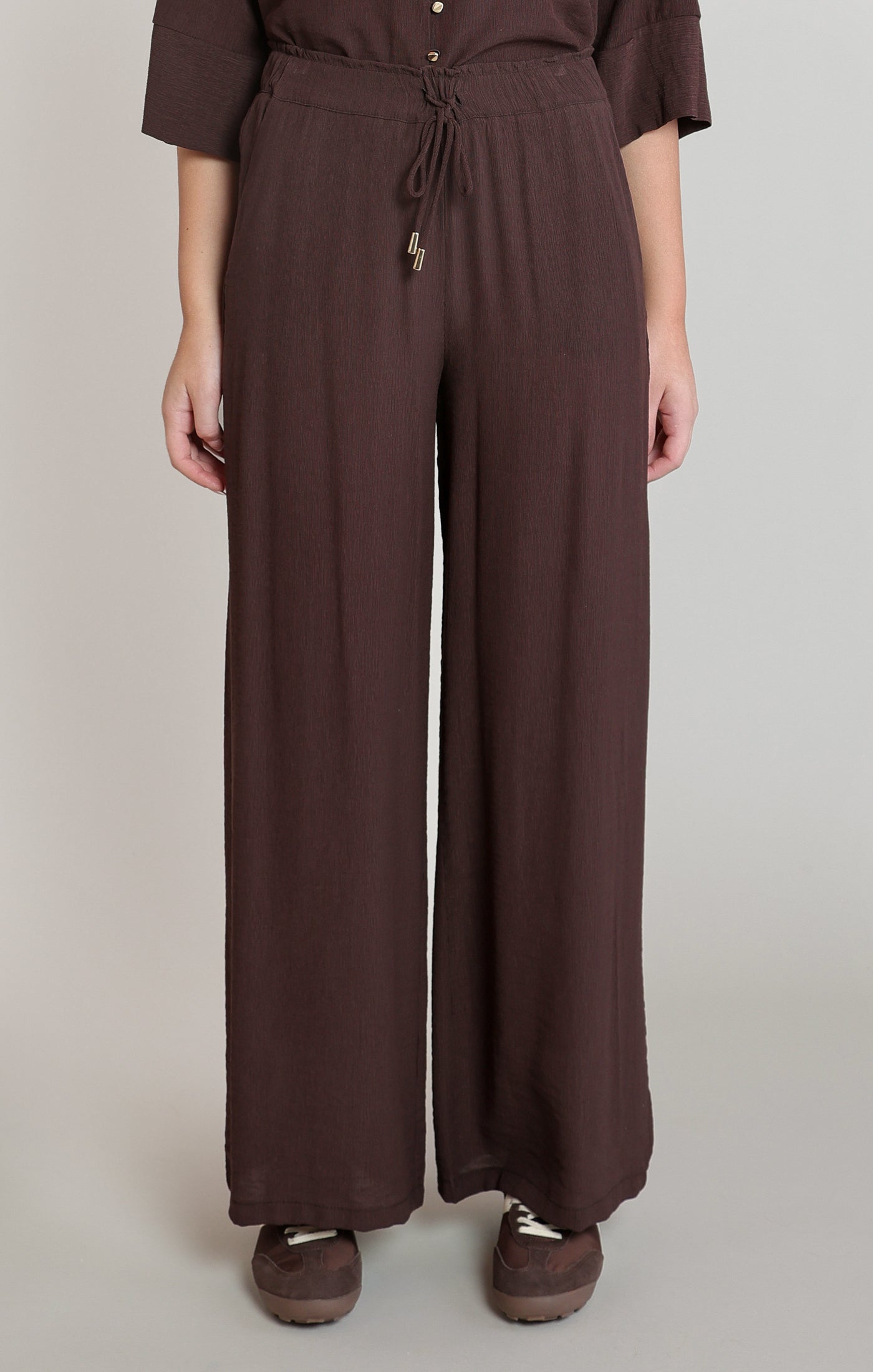 Espresso Hour Wide Leg Pants by Dex