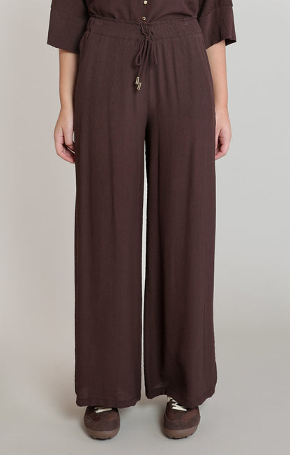 Espresso Hour Wide Leg Pants by Dex