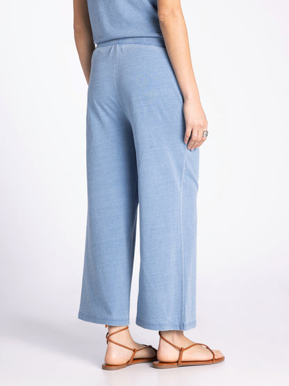 Allium Pants in Light Denim Blue by Thread & Supply