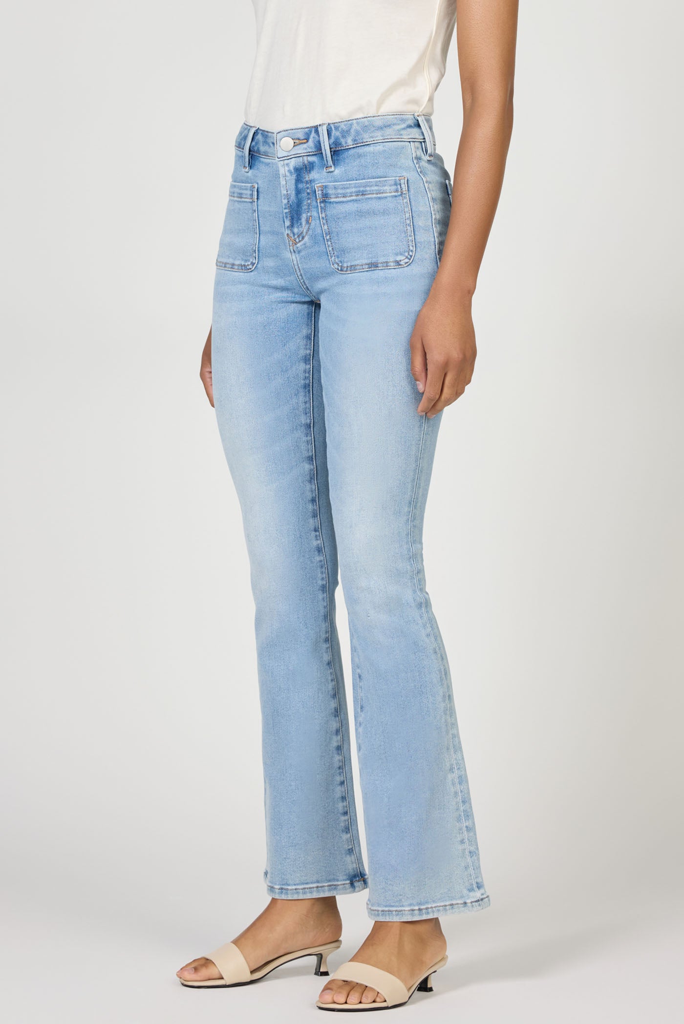 Jaxtyn Mid Rise Jeans in Bluewood by Dear John