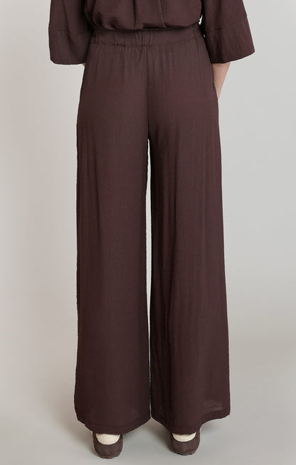 Espresso Hour Wide Leg Pants by Dex