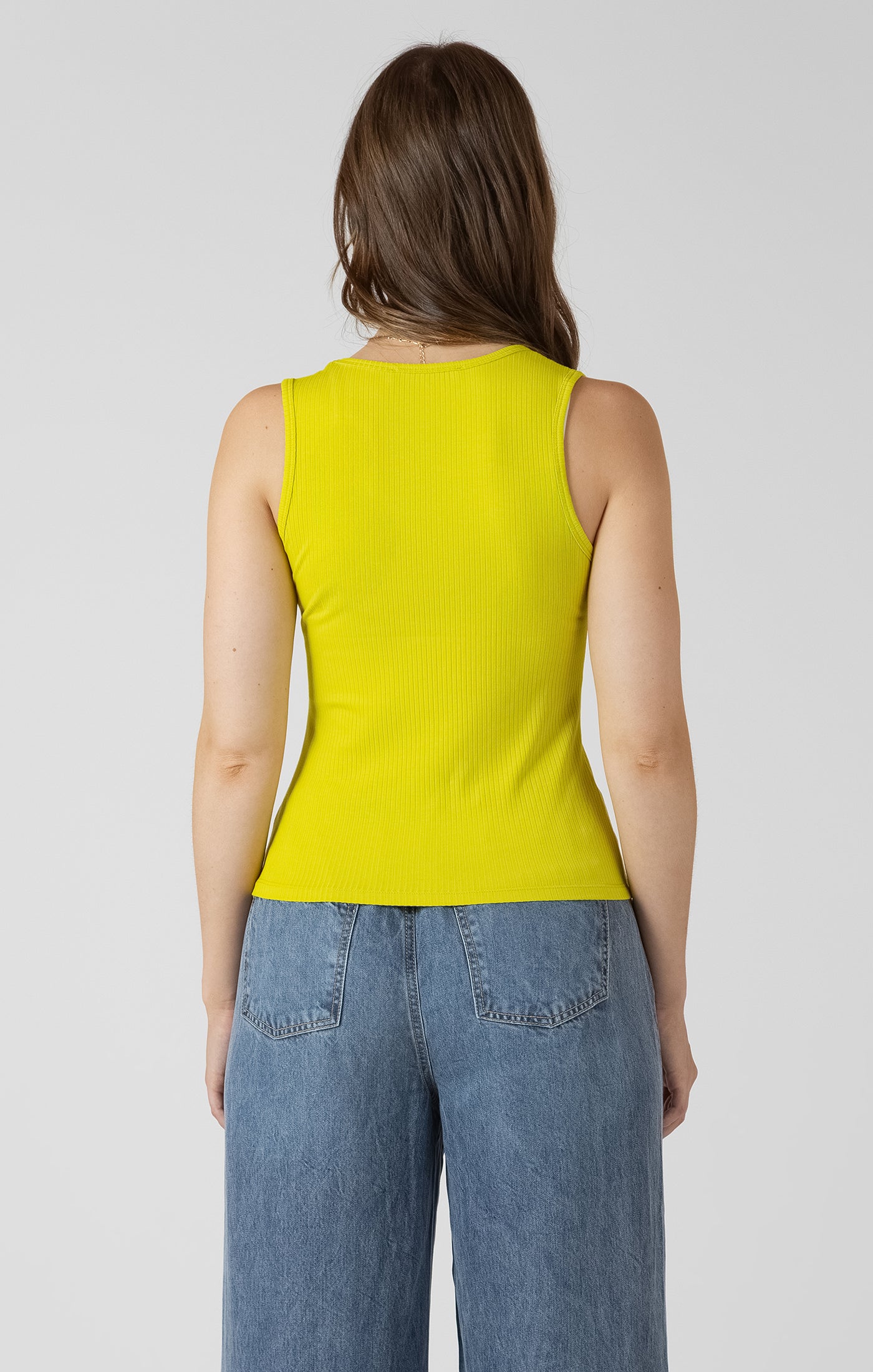 Electric Ease Tank in Lime Glow by Dex