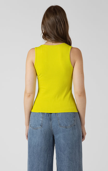 Electric Ease Tank in Lime Glow by Dex