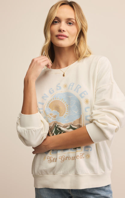 Grounded Sunday Sweatshirt by Z Supply