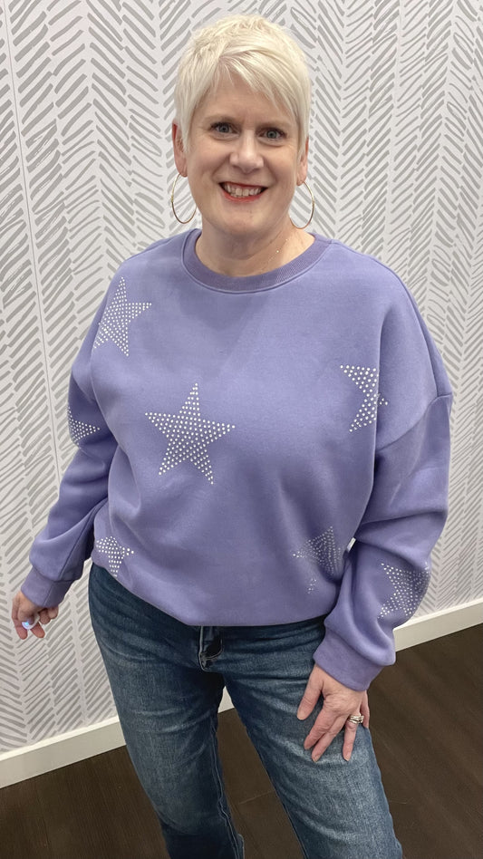 Star Studded Sweatshirt